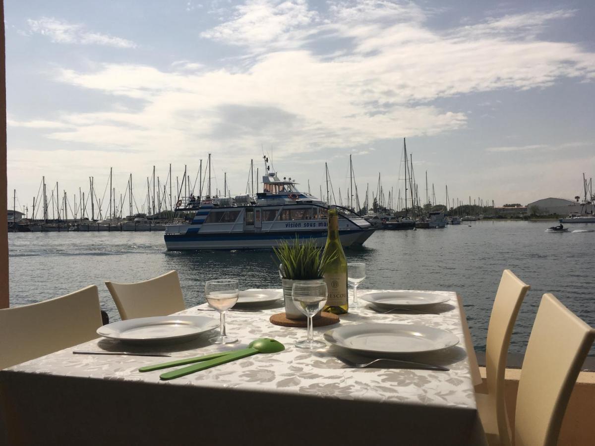 Studio - Les Pieds Dans L'Eau Agreable En Toutes Saisons 4 Couchages - Climatisation - Parking Prive - Piscine Sur Mer - Vue Magnifique Et Rare - Situation Optimum - Les Argonautes - Ile Des Pecheurs - Cap D'阿格德 外观 照片