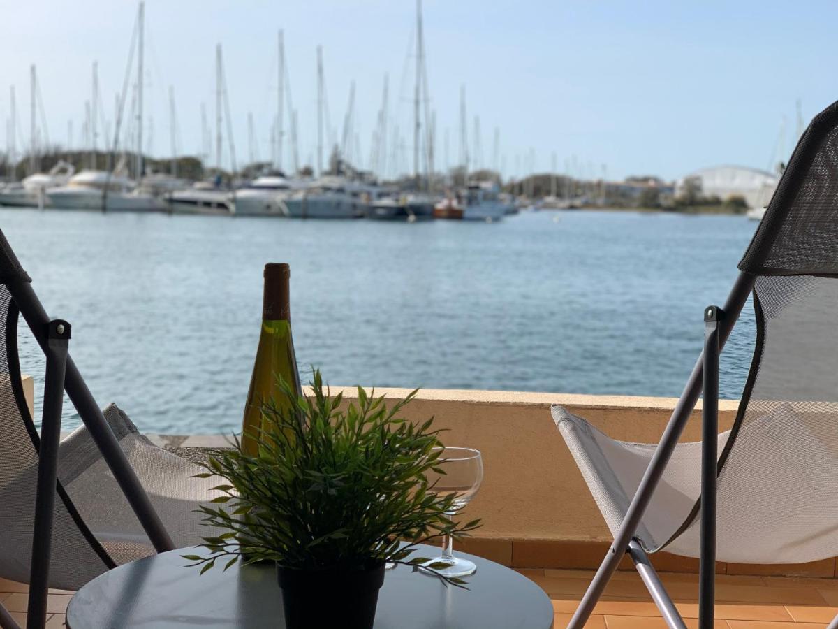 Studio - Les Pieds Dans L'Eau Agreable En Toutes Saisons 4 Couchages - Climatisation - Parking Prive - Piscine Sur Mer - Vue Magnifique Et Rare - Situation Optimum - Les Argonautes - Ile Des Pecheurs - Cap D'阿格德 外观 照片